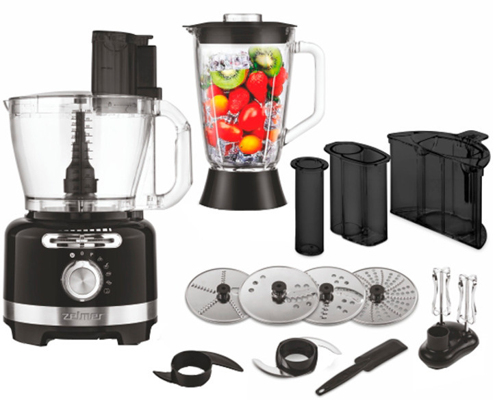 Кухонный комбайн Zelmer ZFP9000B 2000 Вт черный Киев - изображение 1