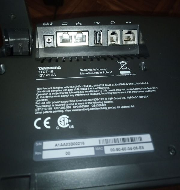 VOIP видеофон Tandberg E20 Київ - зображення 5