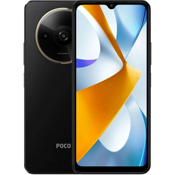 Смартфон Xiaomi Poco C61 4/128GB Black Global (Код товару:40606) Харків - зображення 1