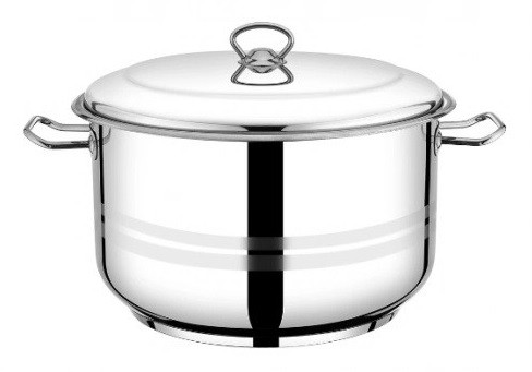 Каструля з кришкою Lessner Rica 55880-26 26 см 8.5 л срібляста Киев - изображение 6