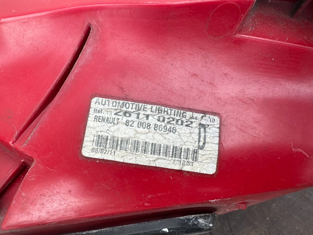 Фонарь задний правый Renault Clio III 2005-2012 (8200886946) Хэтчбек Ковель - зображення 3