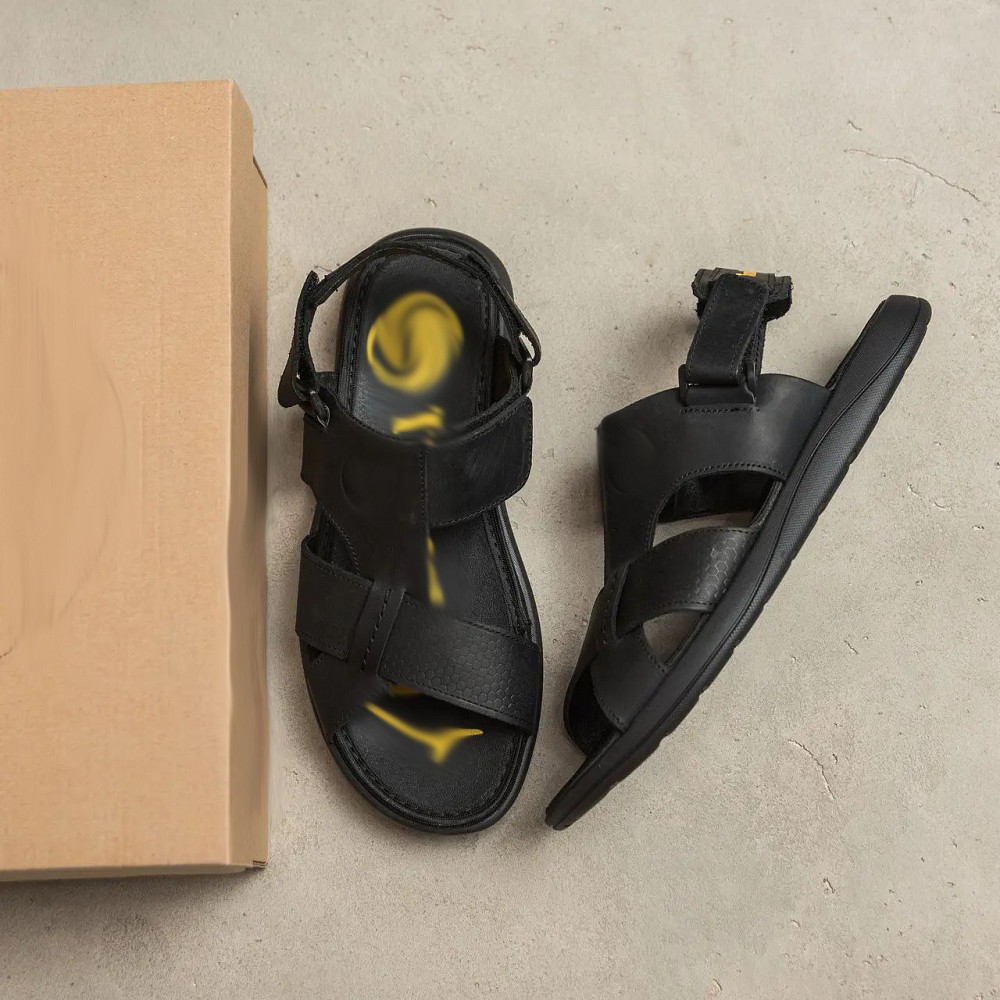 Мужские кожаные сандалии  Black Киев - изображение 7