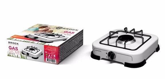 Плита газовая BROCK GS 001 W 1750 Вт белая Киев - изображение 2