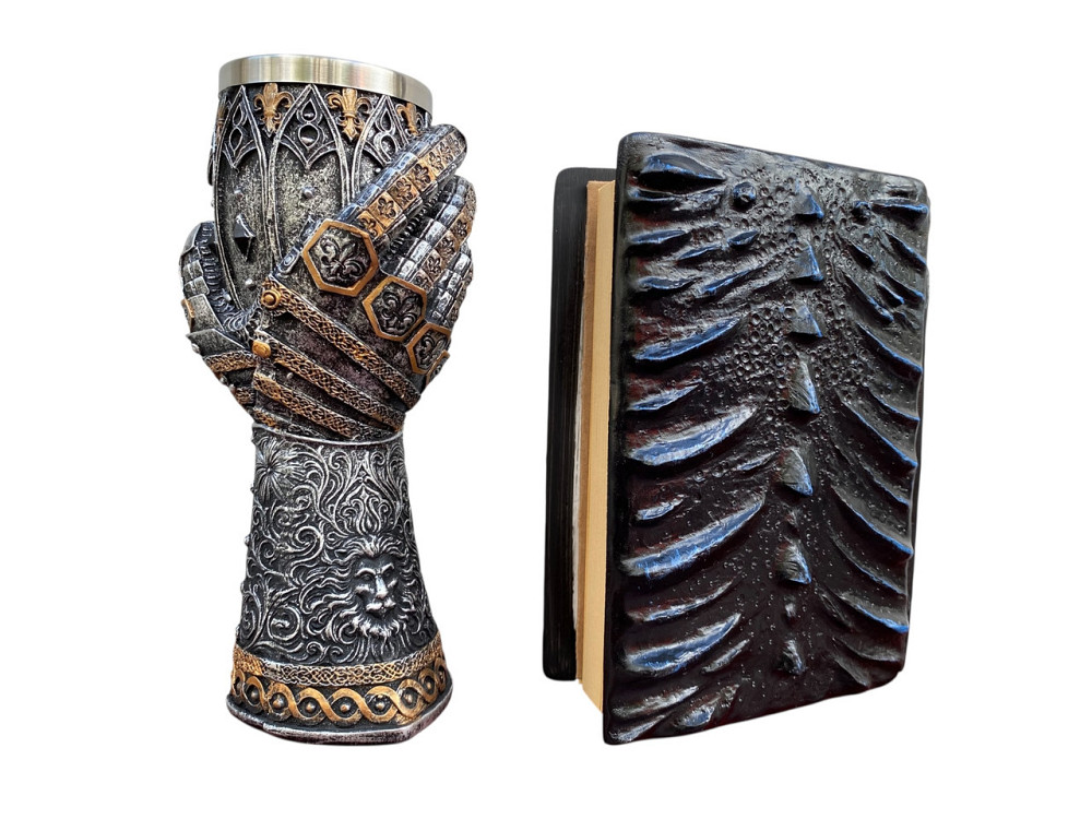 Подарочный набор Бокал 3 Рука с Левом и Блокнот 3 «Книга теней и Глубин» Київ - зображення 2