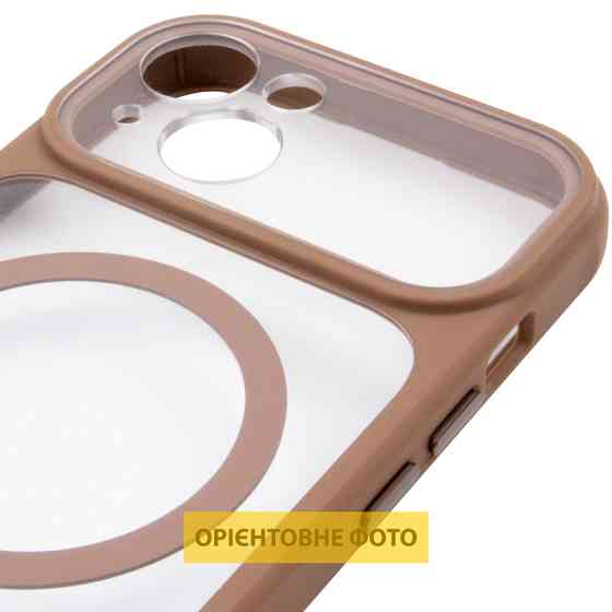 Чехол TPU+PC GETMAN Moon Clear with MagSafe для Apple iPhone 15 (6.1") Херсон