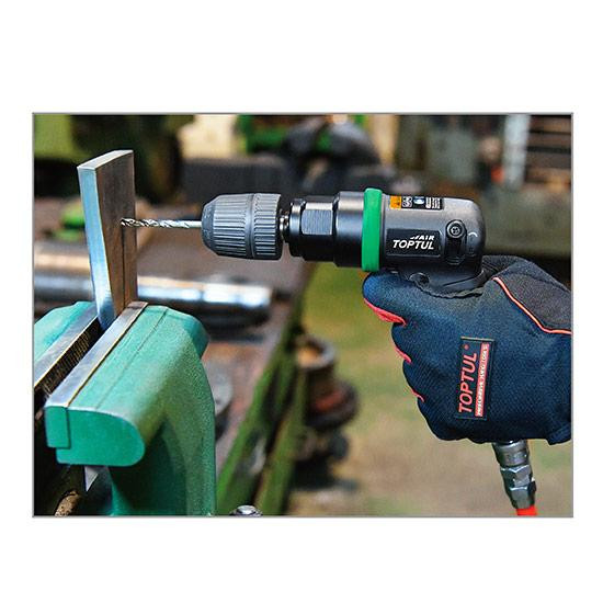 Пневмодрель реверсивная 3/8" (2000об/мин; самозажимной патрон) TOPTUL KAQA1220 Харьков - изображение 2
