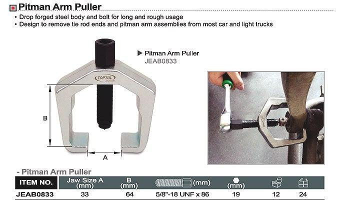 Съемник сошки TOPTUL JEAB0833 Харьков - изображение 2