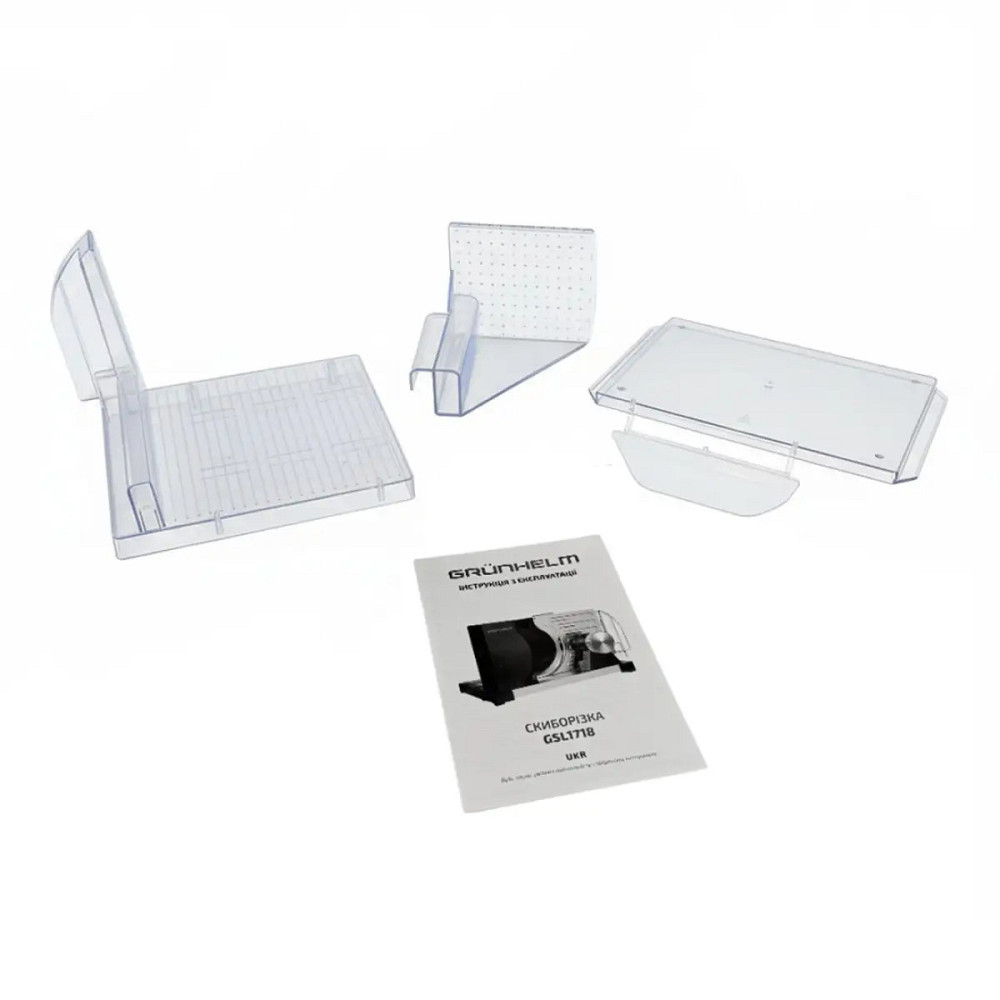 Ломтерезка Grunhelm GSL1718 160 Вт черная Киев - изображение 8
