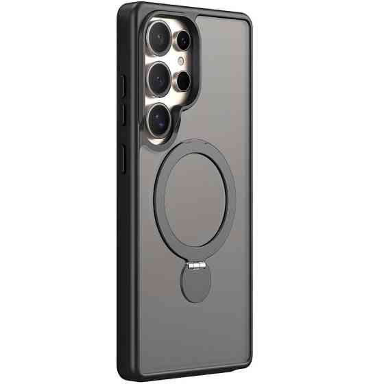 TPU+PC чехол MagSafe Colorful HQ Ring для Samsung Galaxy S25 Ultra Херсон