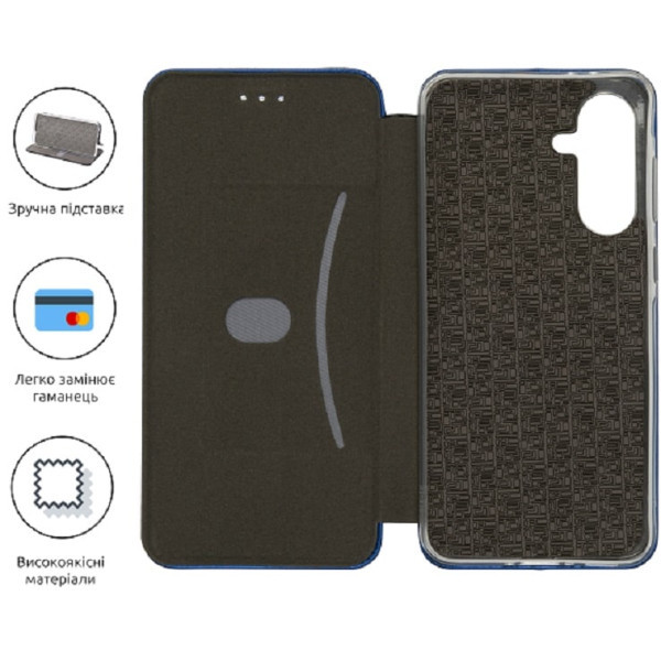 Чохол-книжка ArmorStandart G-Case для Samsung A56 5G Blue (ARM83059) (Код товару:40246) Харків - зображення 3