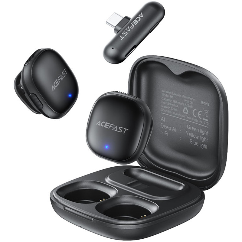 Петличный беспроводной микрофон Acefast R1 Lightning Херсон - зображення 2