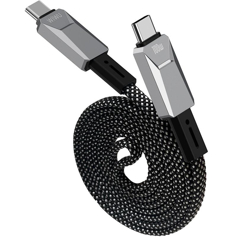 Дата кабель WIWU Wi-C078 Type-C to Type-C 100W (1m) Херсон - зображення 2