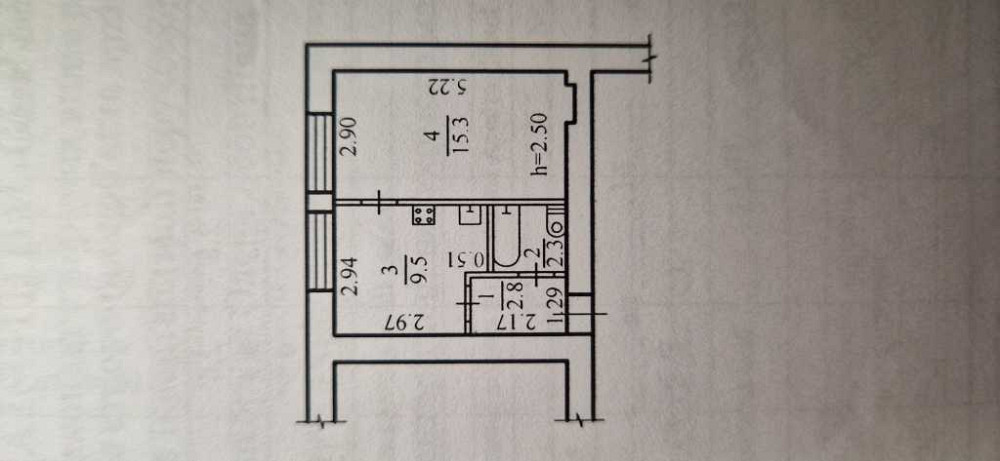 продажа 1-к квартира Днепр, Соборный, 24000 $ Дніпро - зображення 2