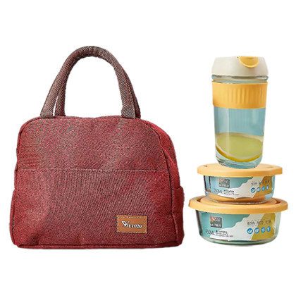 Набір контейнерів харчових з кришкою та сумкою SNT 6050-01 4 предмети Київ - зображення 1