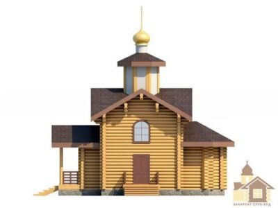 Купити православну церкву з дерева під ключ від Закарпат Зруб-Буд — проєкт ZSB-47 Одеса - зображення 1