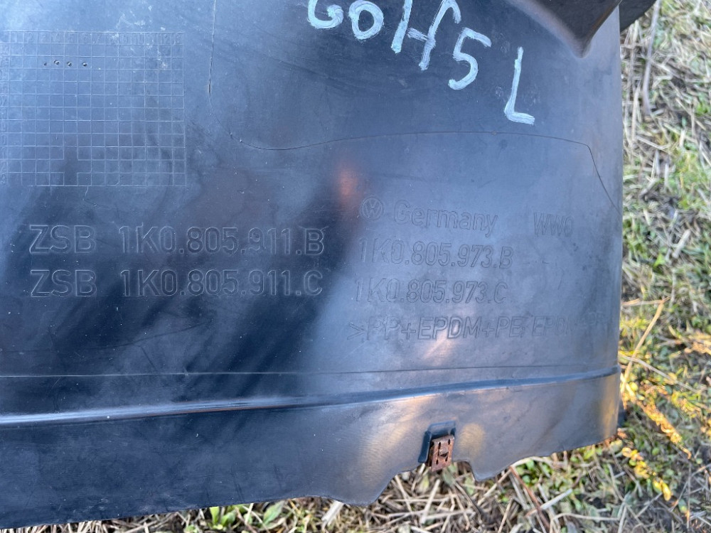 Подкрылок передний левый VW Golf V 2003-2008 (1K0805973) Ковель - зображення 3
