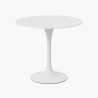Столик дизайнерський журнальний Тюльпан М білий Дніпро