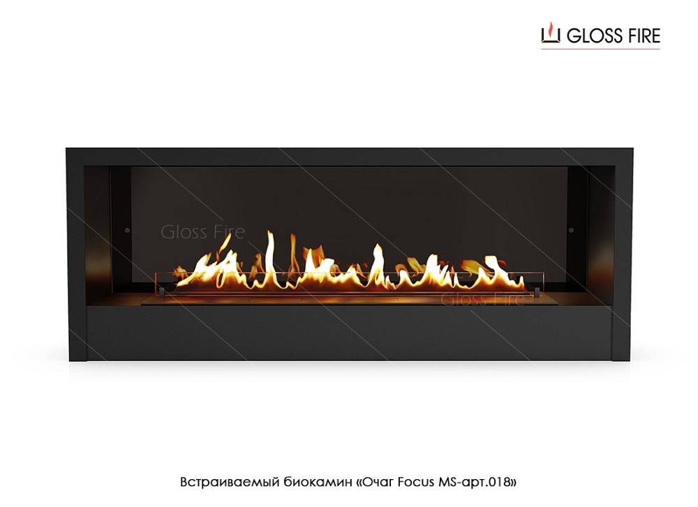 Вбудований біокамін «Очаг 1000 MS-арт.018» Gloss Fire Харків - зображення 7