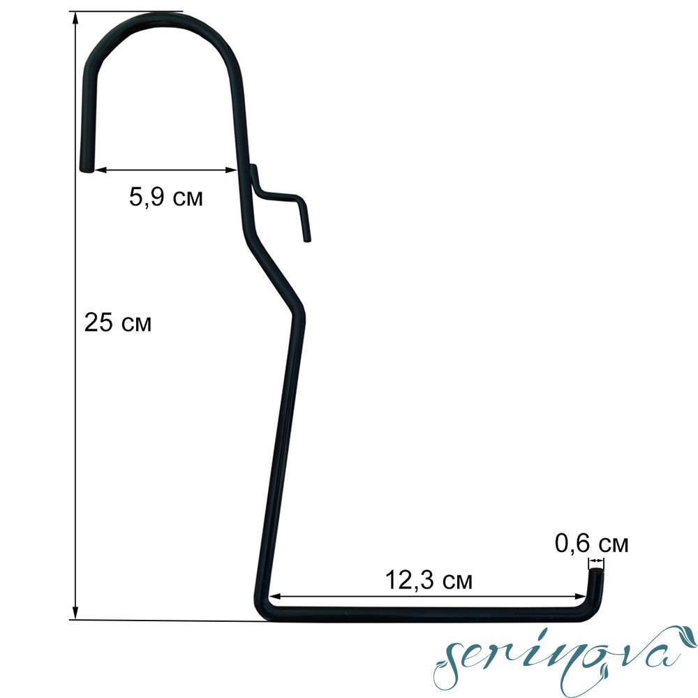 Крепление металлическое для балконных горшков Wire Київ - зображення 3