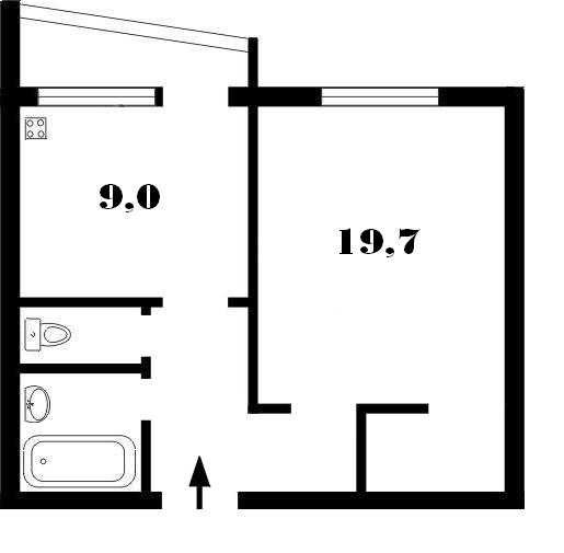 долгосрочная аренда 1-к квартира Киев, Святошинский, 8500 грн./мес. Київ - зображення 9