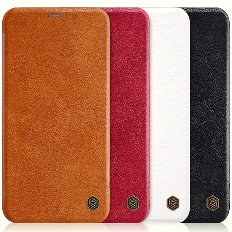 Кожаный чехол-книжка Nillkin Qin Series для Apple iPhone 11 Pro (5.8") Херсон - зображення 9