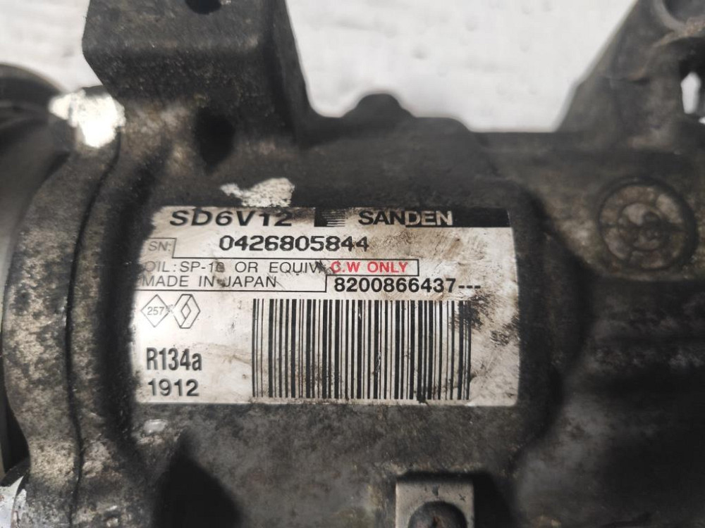 Компрессор кондиционера Renault Kangoo 1.5 dci 2003-2007 (8200866437) Ковель - зображення 2