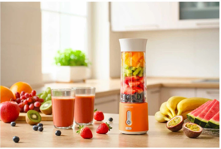 Фитнес-блендер аккумуляторный Sencor SBL133OR 150 Вт оранжевый Киев - изображение 7