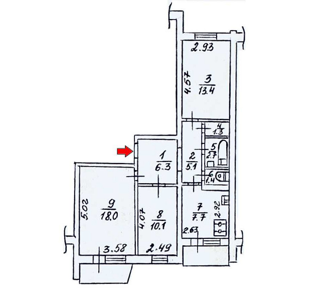продажа 3-к квартира Киев, Святошинский, 78000 $ Киев - изображение 2