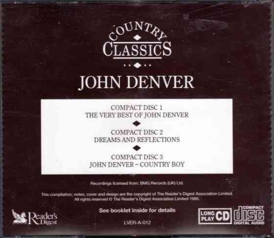 CD John Denver - Country Classics ( 3CD Вінниця