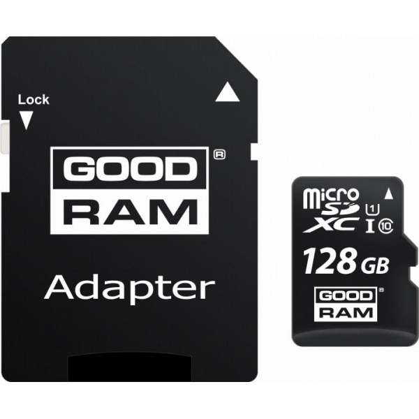 Карта пам'яті Goodram microSDХC 128GB UHS-I Сlass 10 + SD-adapter (M1AA-1280R12) Харьков - изображение 1