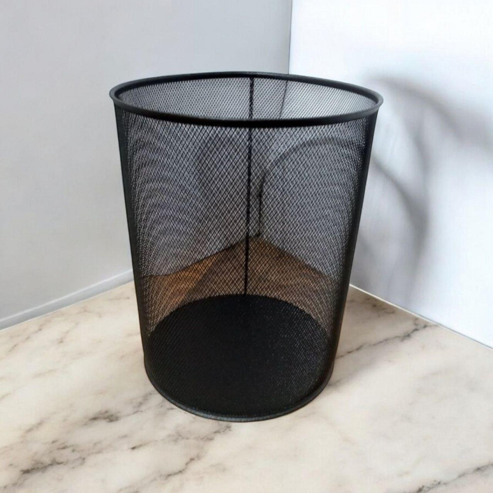 Черная офисная корзина для мусора   0275 В Київ - зображення 2
