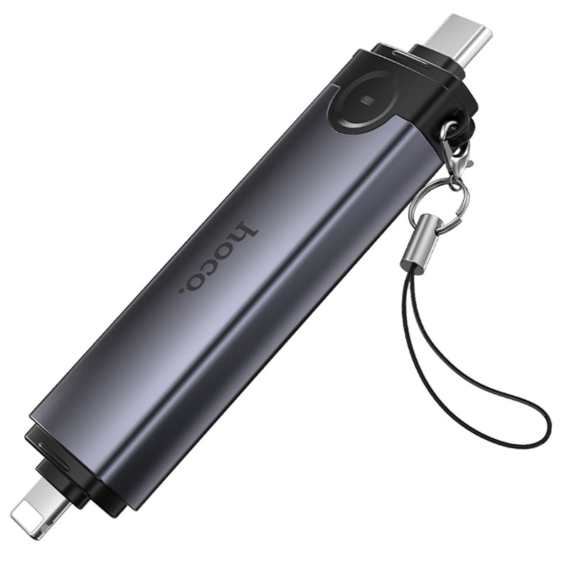 Картридер Hoco HB56B Victory 5in1 Type-C/Lightning to SD/TF3.0 + USB 2.0 Херсон - изображение 3
