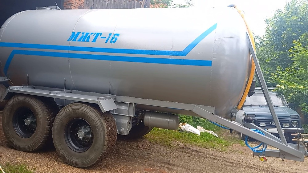 Бочка МЖТ-16 євроосі/пневмохід для приготування хім сумішей Белая Церковь - изображение 4