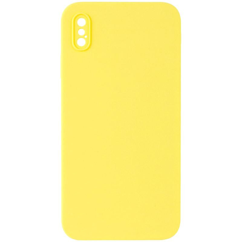 Чехол Silicone Case Square Full Camera Protective (AA) NOLOGO для Apple iPhone X / XS (5.8") Херсон - изображение 2