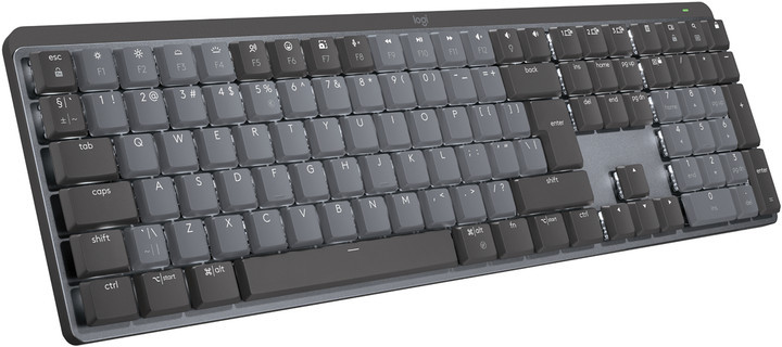 Клавиатура компьютерная безпроводная Logitech MX Mechanical Wireless Keyboard L920-010757 графитовая Київ - зображення 1