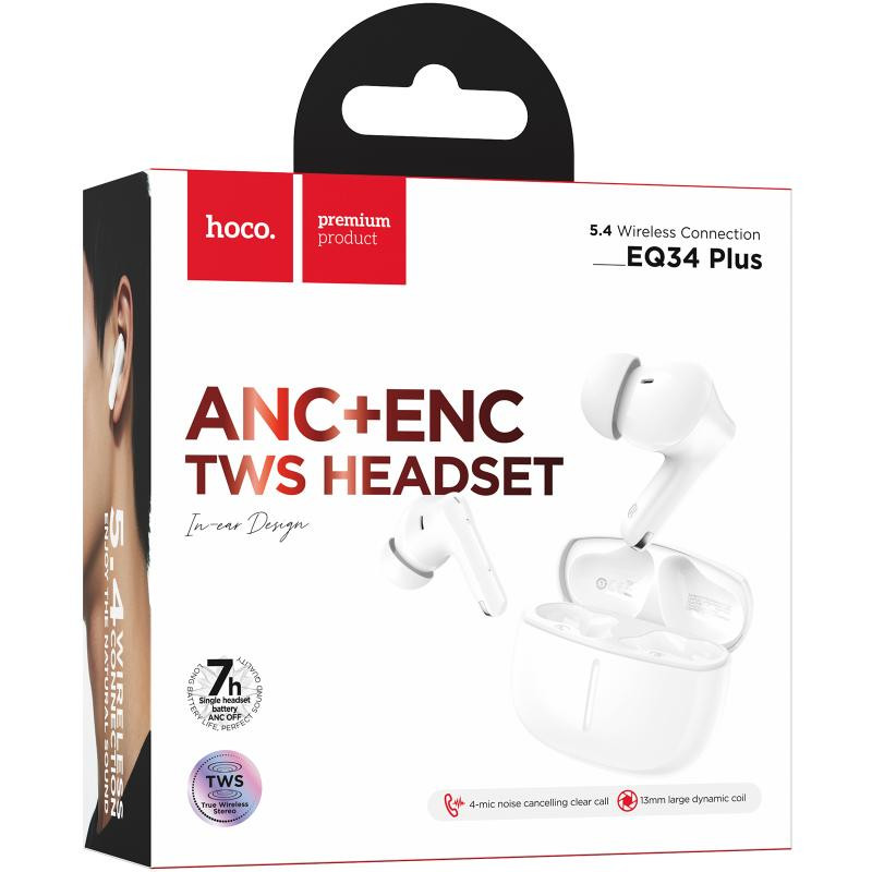 Беспроводные TWS наушники Hoco EQ34 Plus Rima ANC (App) Херсон - изображение 3