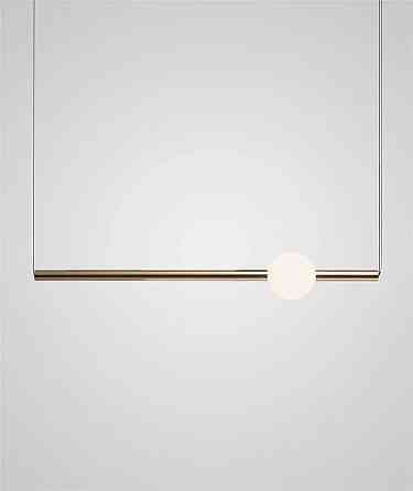 Люстра стельова LED ND7044/900HB-k Латунь 20-150х10х90 см. Київ