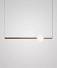 Люстра стельова LED ND7044/900HB-k Латунь 20-150х10х90 см. Киев