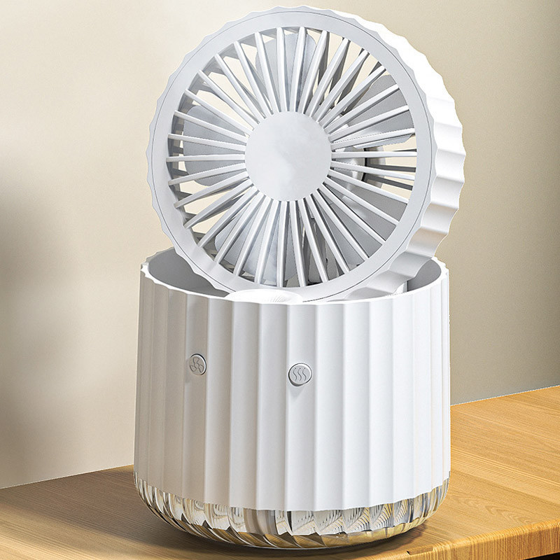 Настольный вентилятор Rapid Cooling 3in1 с водяным охлаждением и подсветкой 1200 mAh Херсон - зображення 2