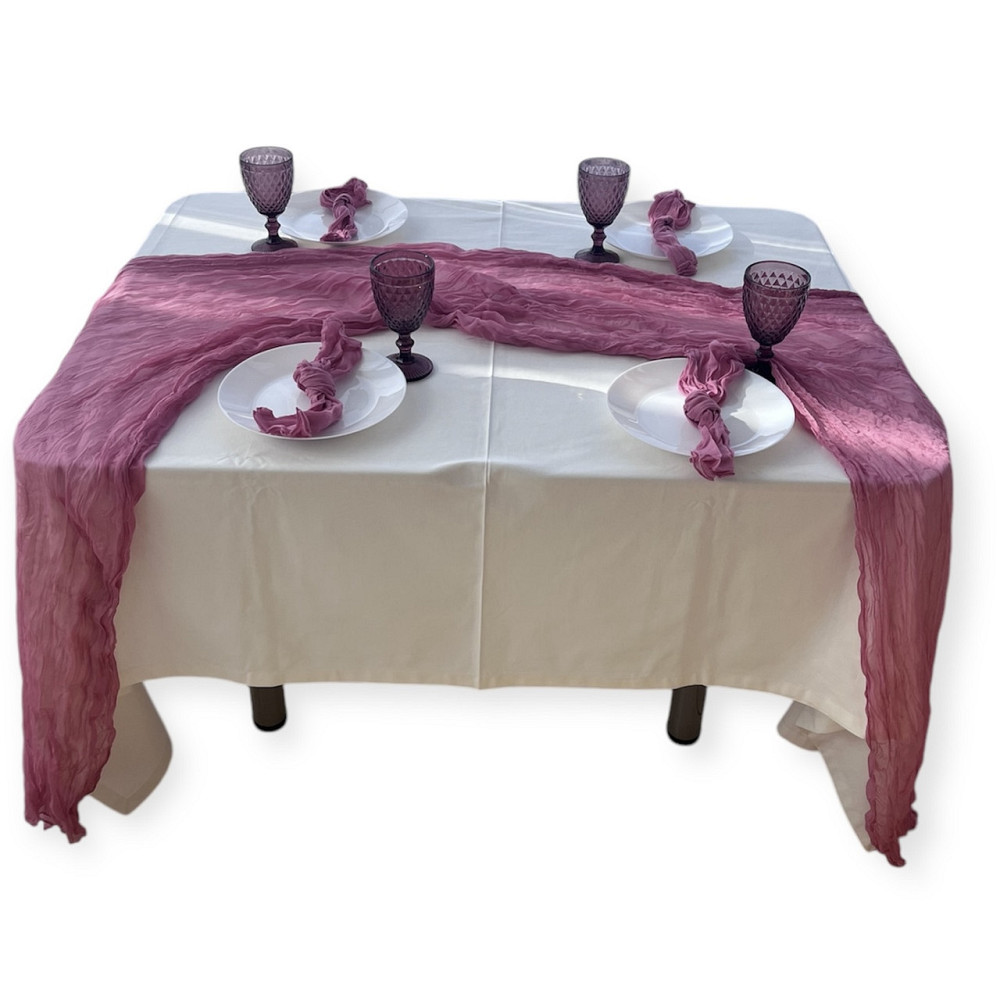 Раннер с салфетками 6шт Leeseph розовый Одеса - зображення 6