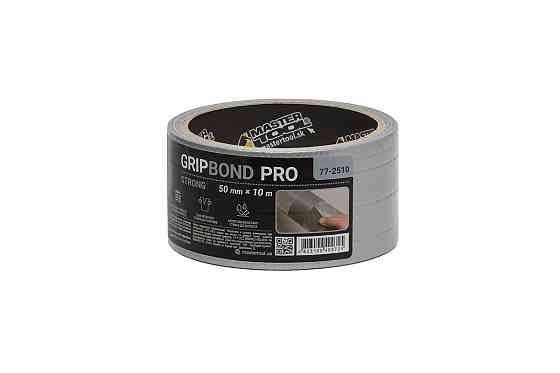 Лента армированная MASTERTOOL GripBond Pro Strong t 70°C 50 мм×10 м серая 77-2510 Харків