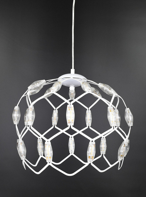 Люстра стельова LED D1288/400-wh Білий 42-200х40х40 см. Київ - зображення 1