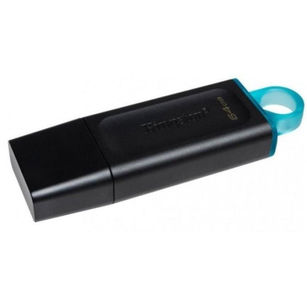 Флеш пам'ять Kingston DT Exodia 64GB USB 3.2 Black/Teal (DTX/64GB) (Код товару:17101) Харків - зображення 2
