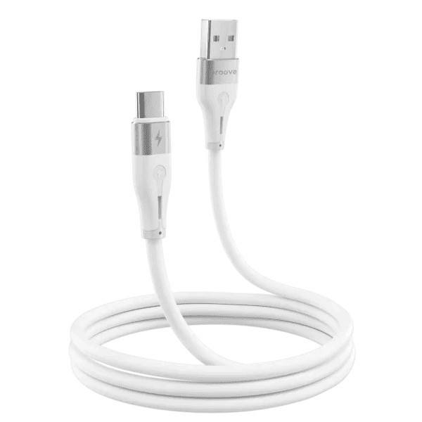 Кабель Proove Soft Silicone USB to Type-C 3A 2m White (CCSO20001222) Харків - зображення 2