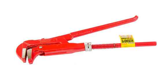 Ключ трубный MASTERTOOL 90° 1" кованый 76-0751 Харків