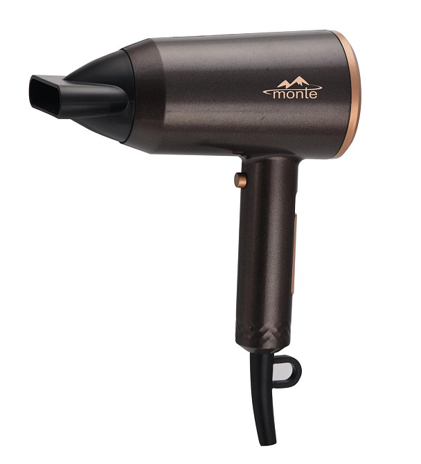 Фен Monte MT-5225 1800 Вт коричневый Київ - зображення 1
