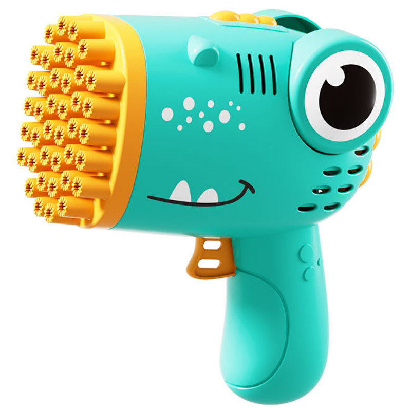 Уценка Пистолет для мыльных пузырей Dinosaur Bubble Gun с насадкой на 40 отверстий 50ml Херсон - зображення 1