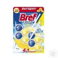 Средство для чистки унитаза Bref Сила-Актив 4в1 Лимон 2х50мл Київ