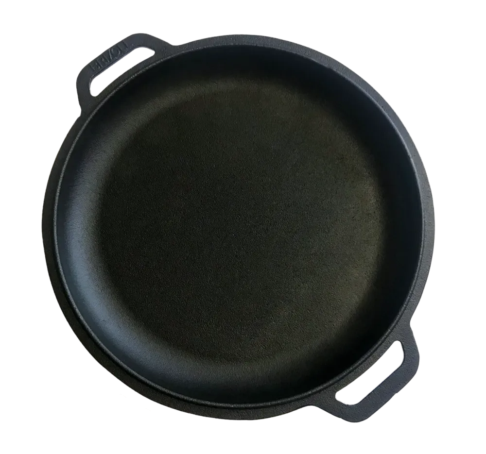 Казан чугунный туристический с крышкой сковородой 8л Харків - зображення 8