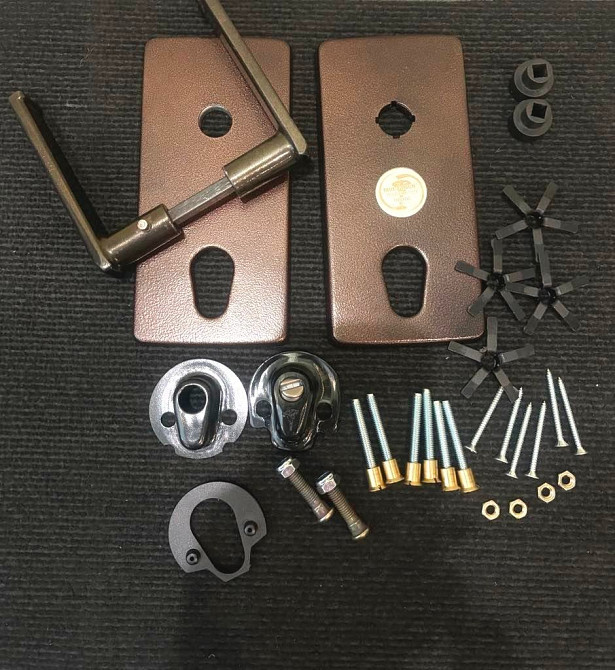 Фурнітура захисна MUL-T-LOCK Standart Броненакладка броне-накладка на замок Киев - изображение 3